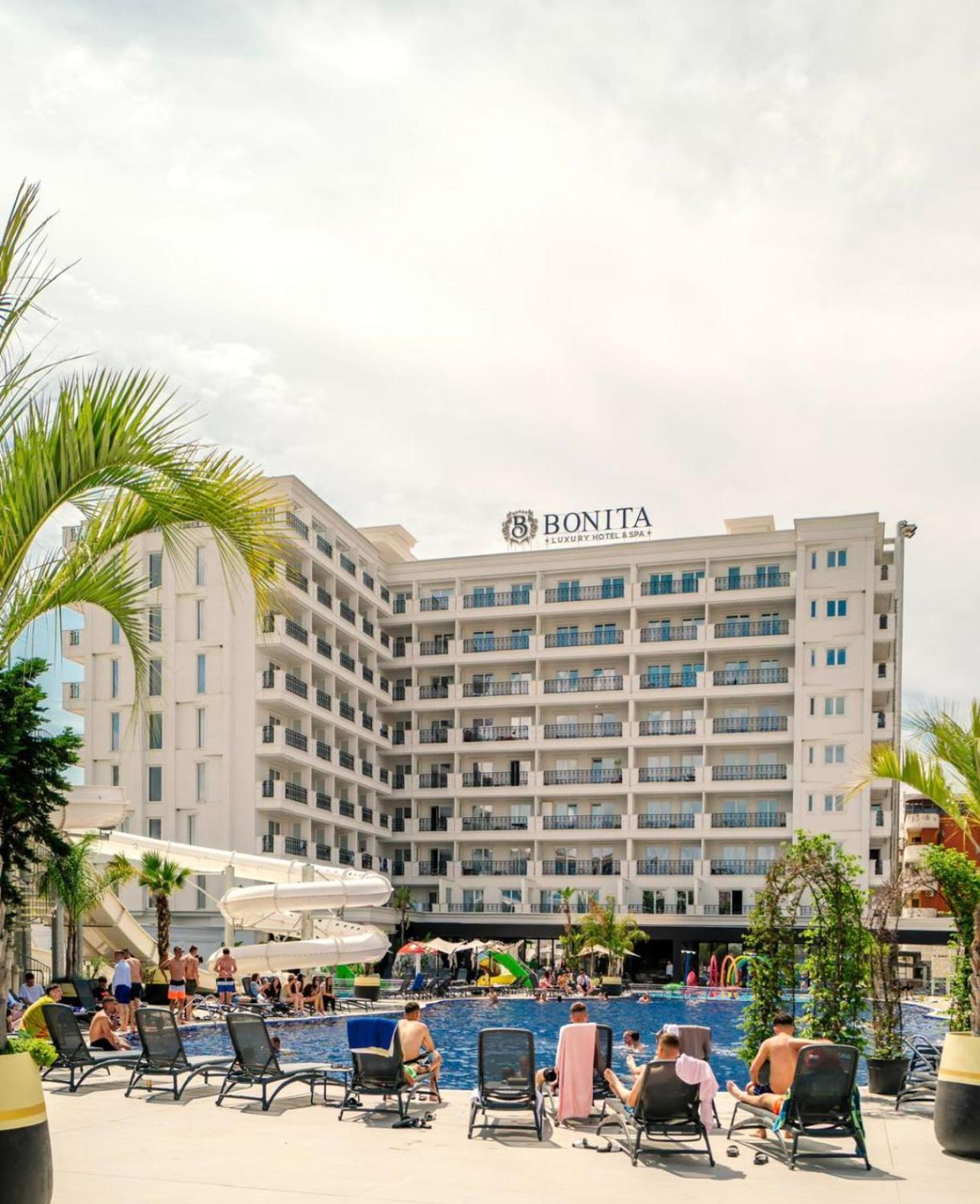 Coastline Luxury Apart Hotel Golem  Bagian luar foto